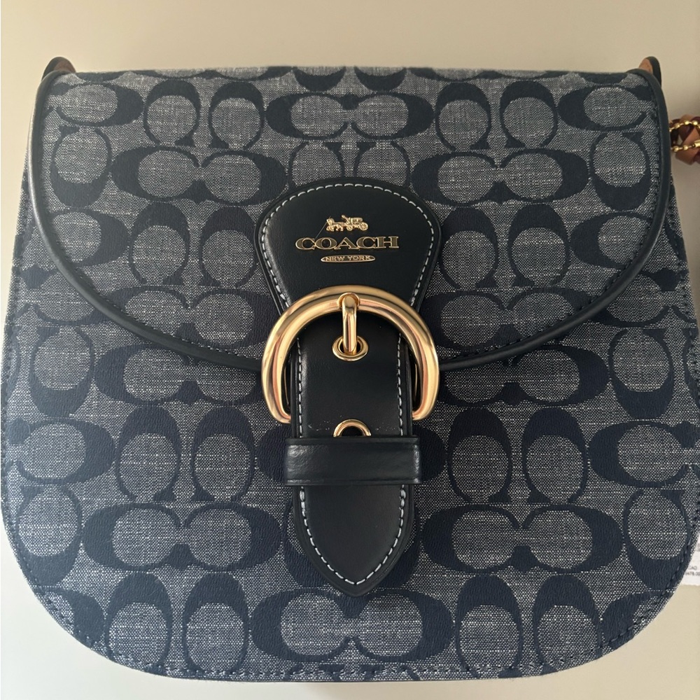 Coach Signature Kleo Denim Bag